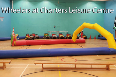 Supersize mini Jeep driving circuit at Charters Leisure Centre