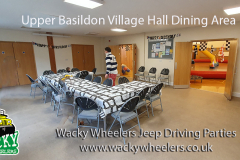 Birthday tea tables in Upper Basildon Bruton Hall