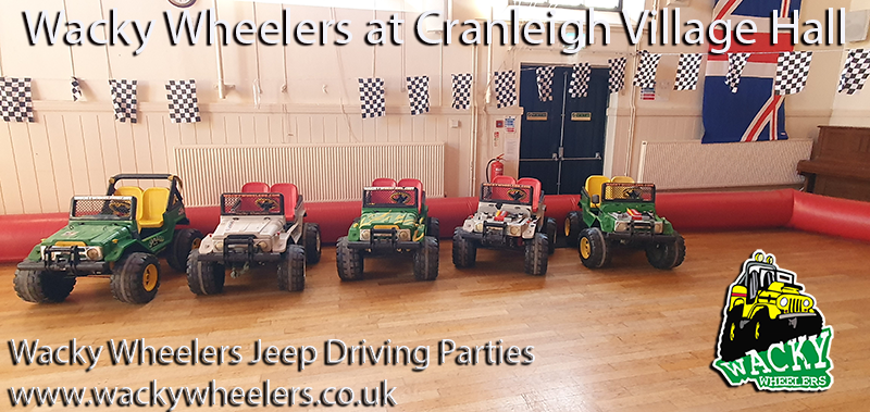 children's car driving parties at cranleigh village hall in surrey